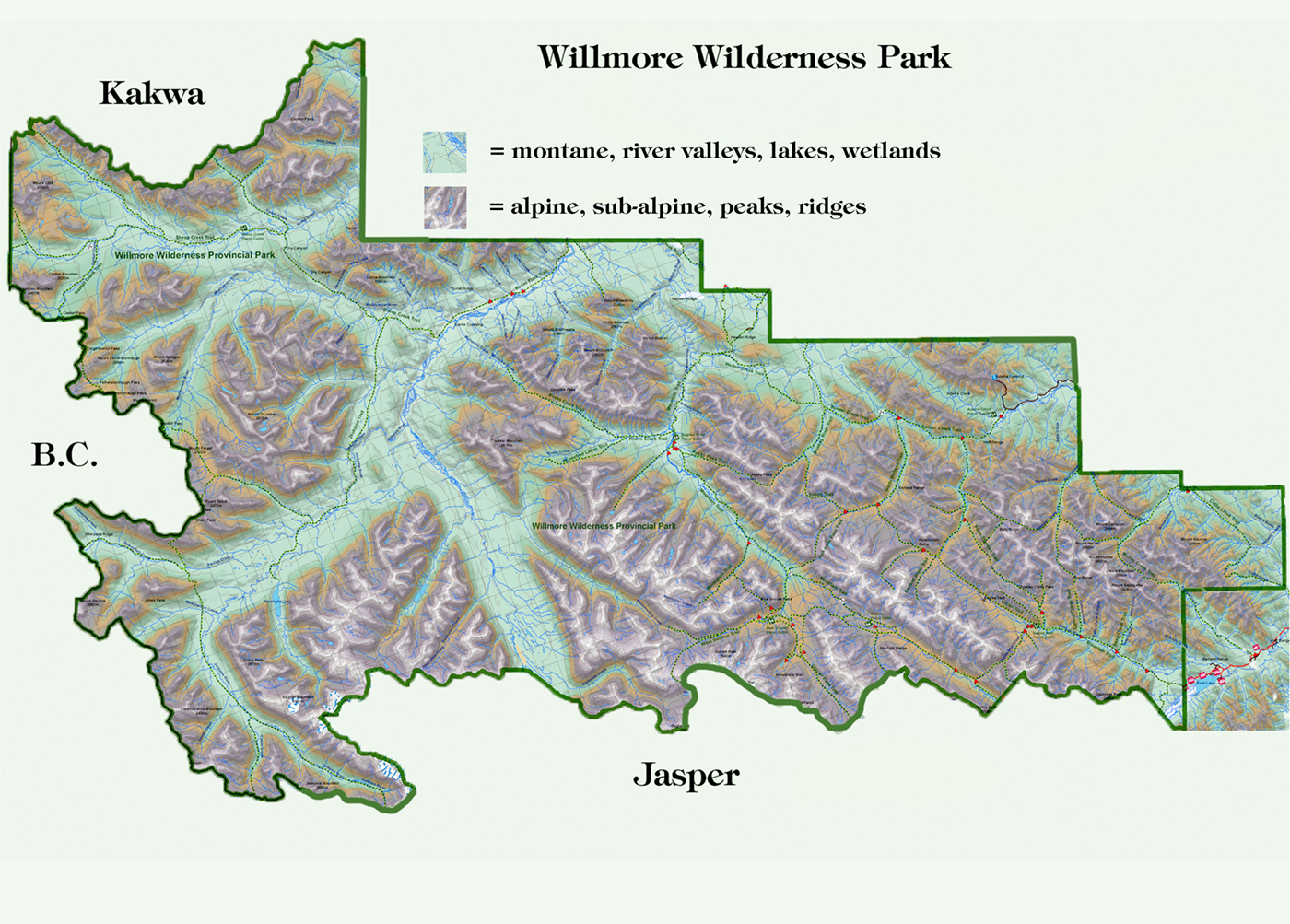 Willmore Wilderness Park, Rocky Mountains, Alberta, Canada